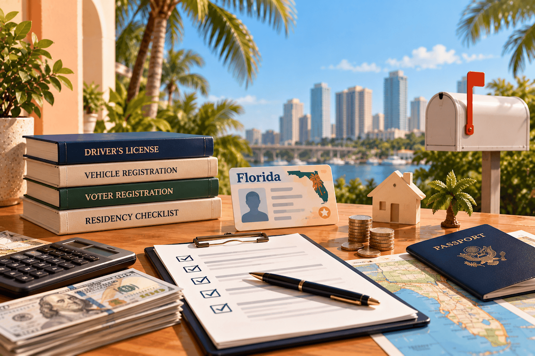 How much does it cost to establish Florida residency? (2026 breakdown)