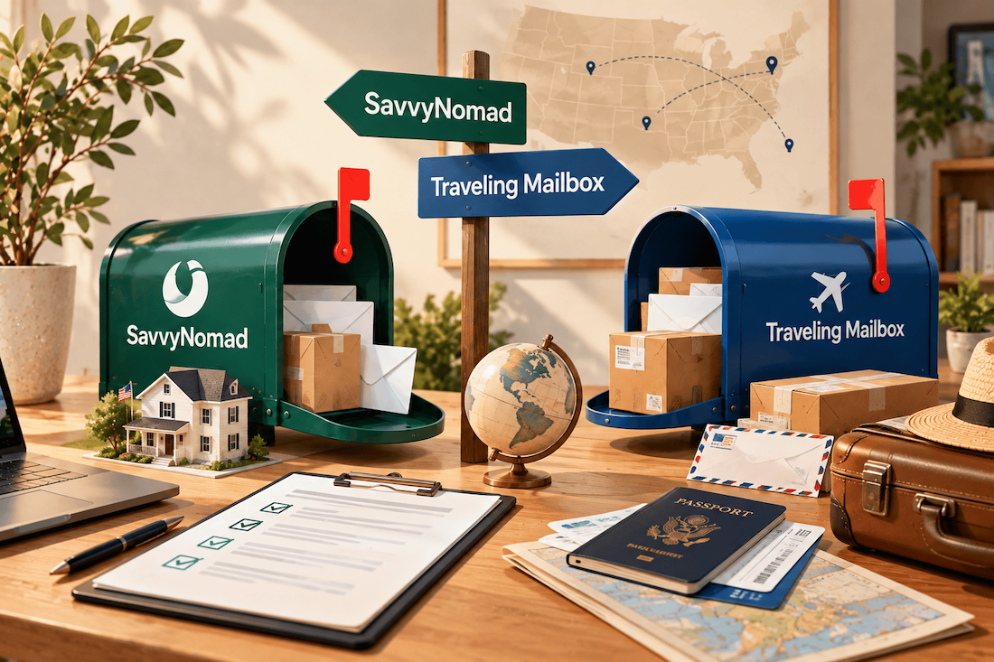 SavvyNomad vs. Traveling Mailbox: Which is better for Americans abroad?