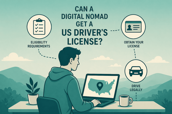 can a digital nomad get driver license