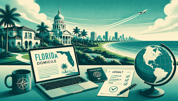 Is establishing a Florida domicile while living abroad legal?