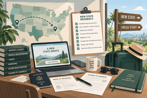 How to become a resident in another state: what you actually need to do