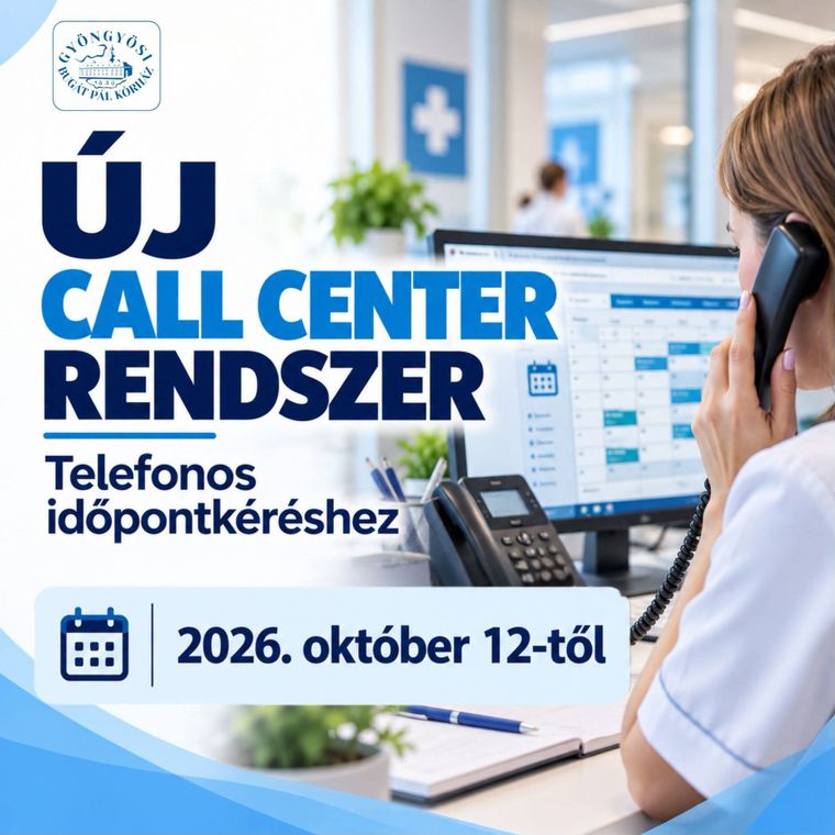 Megújul a gyöngyösi Bugát Pál Kórház telefonrendszere