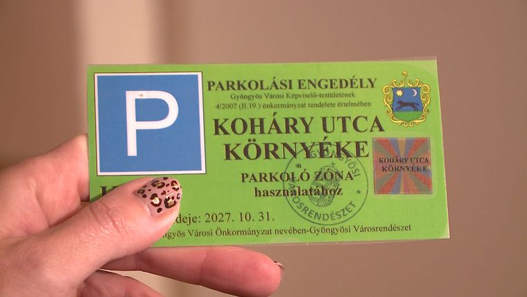 Hamarosan lejár a lakossági parkolókártyák érvényessége Gyöngyösön