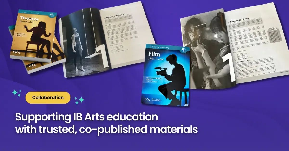 Supporting IB Arts education with trusted, co-published materials