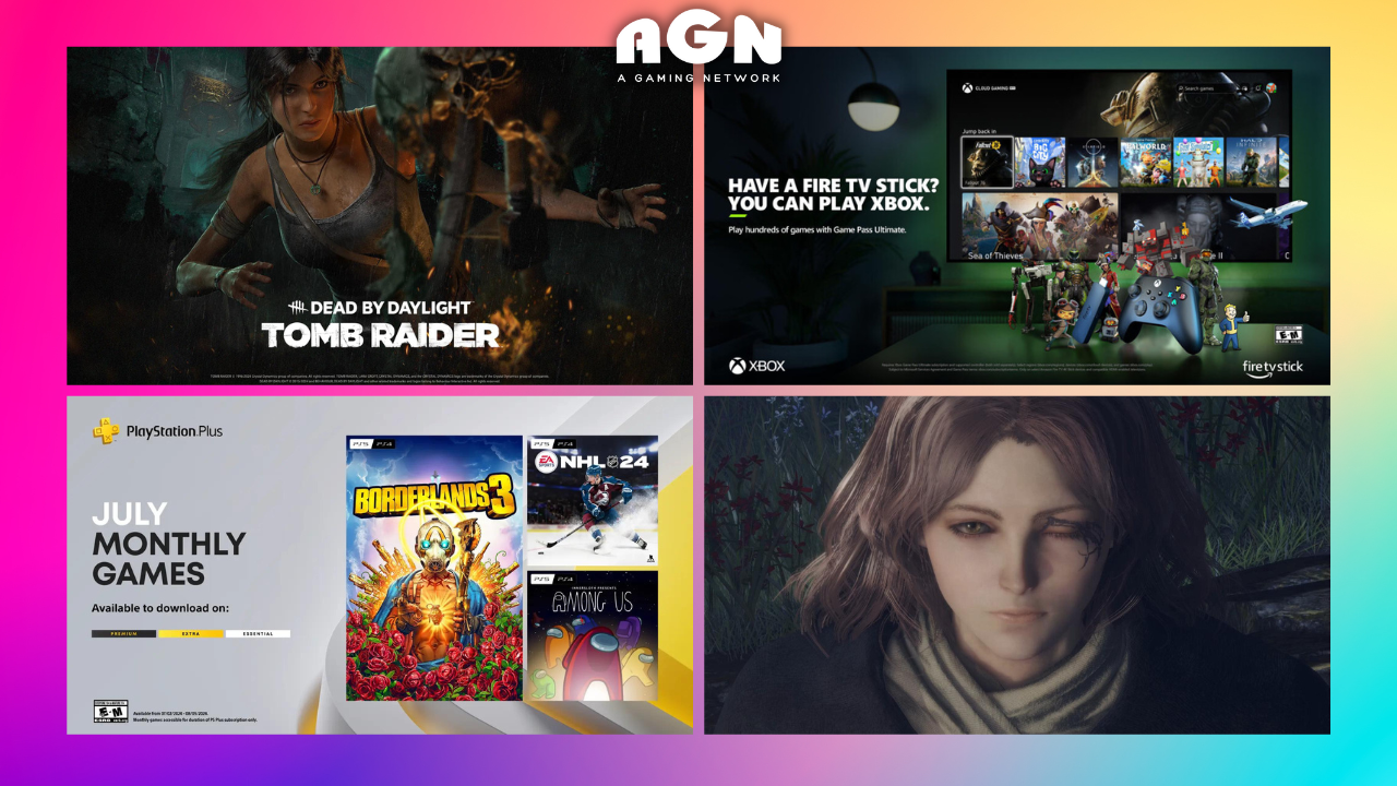 Lara Croft in Dead By Daylight, Elden Ring Too Hard? Xbox and Amazon Collaboration, and PlayStation Plus Games