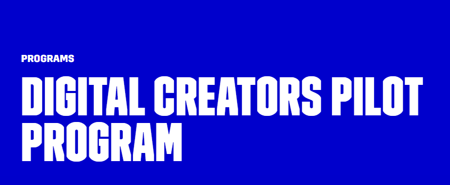 Calling Canadian Creators: Apply for the CMF Digital Creators Pilot Program today!