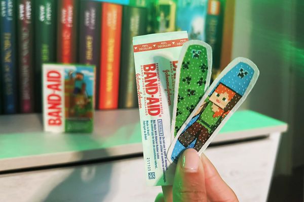 BAND-AID® Brand Levels Up with New Minecraft Bandages  For Recent The Movie Launch