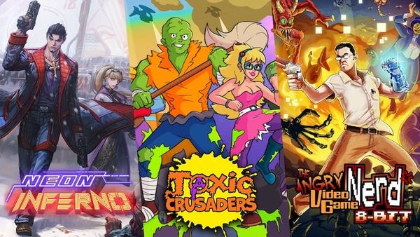 Go Hands-On With Neon Inferno, Toxic Crusaders, and The Angry Video Game Nerd 8-Bit at PAX East-Plus Free Retroware Swag!