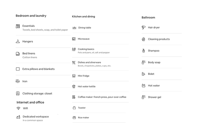 Top 29 Airbnb Amenities for 5-Star Stays