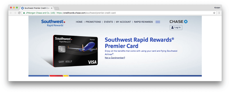 Southwest Premier Credit Card Southwest Premier Credit Card