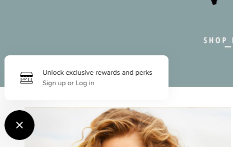 Shine On accunt creation nudge