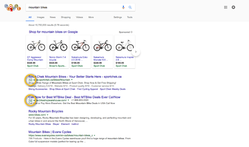 brand awareness paid ad mountain bikes brand awareness paid ad mountain bikes