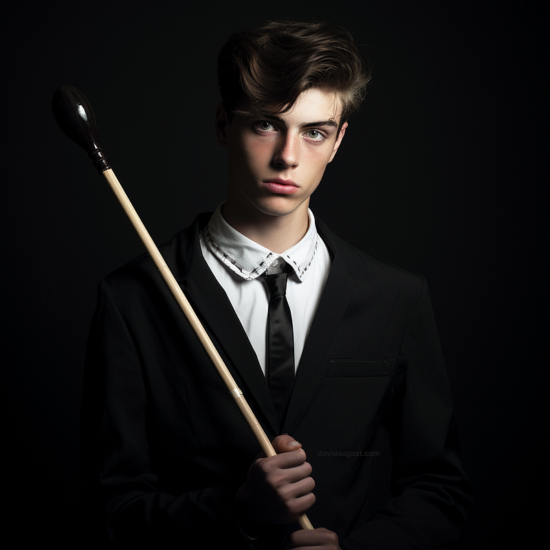 Leonardo is ready to negotiate in this understated look, with a subtle personal flair on the collar. Jacket by Hugo Boss, shirt by Yves Saint Laurent, tie by Armani.