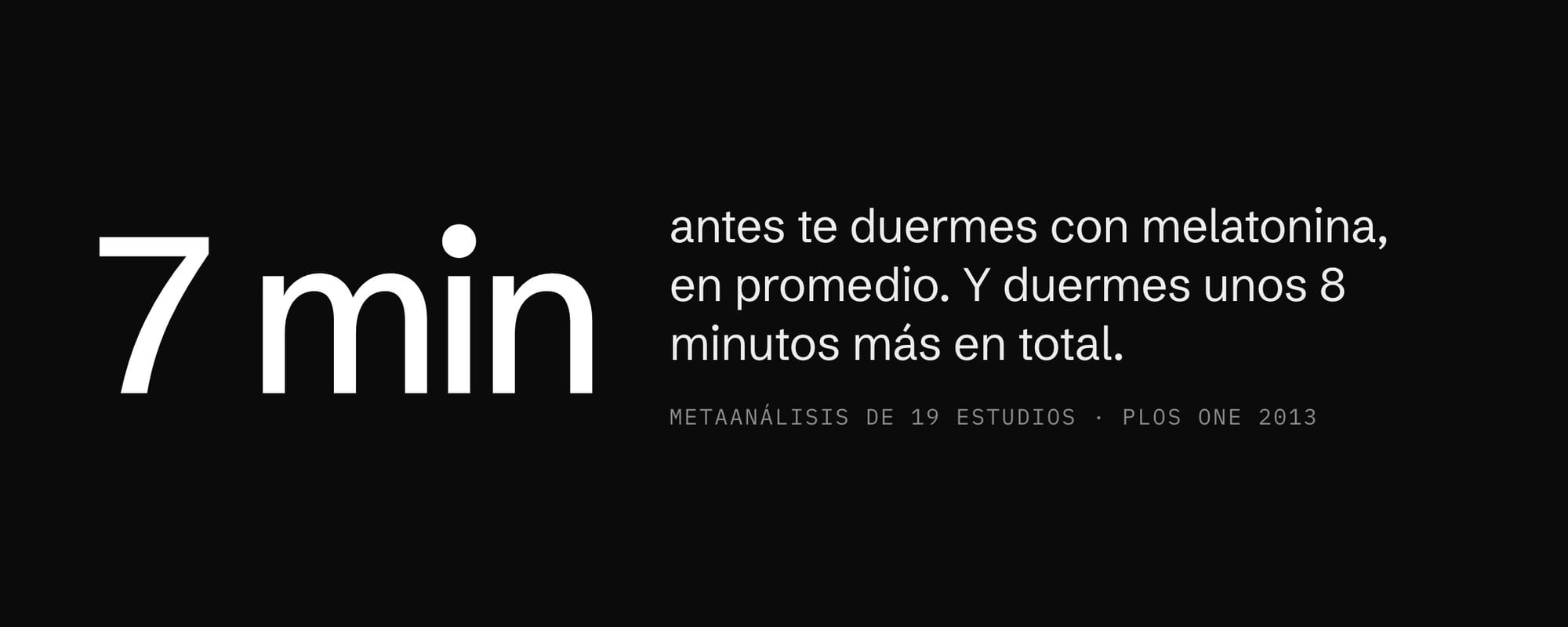 La melatonina ayuda a dormirse unos 7 minutos antes en promedio, según un metaanálisis de 19 estudios