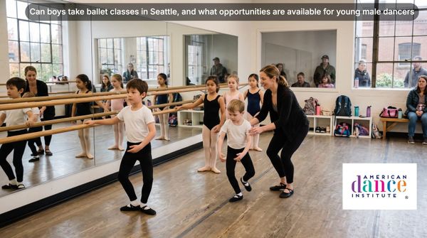 Can boys enroll in ballet classes in Seattle, and what options exist for young male dancers?