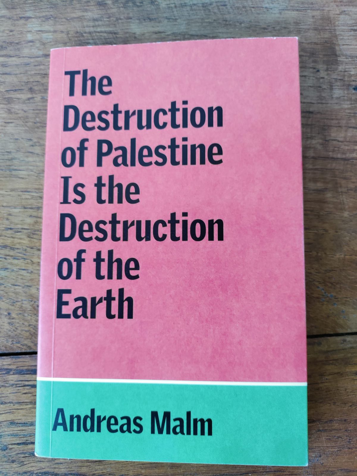 The Destruction of Palestine is the Destruction of the Earth (Andreas Malm)