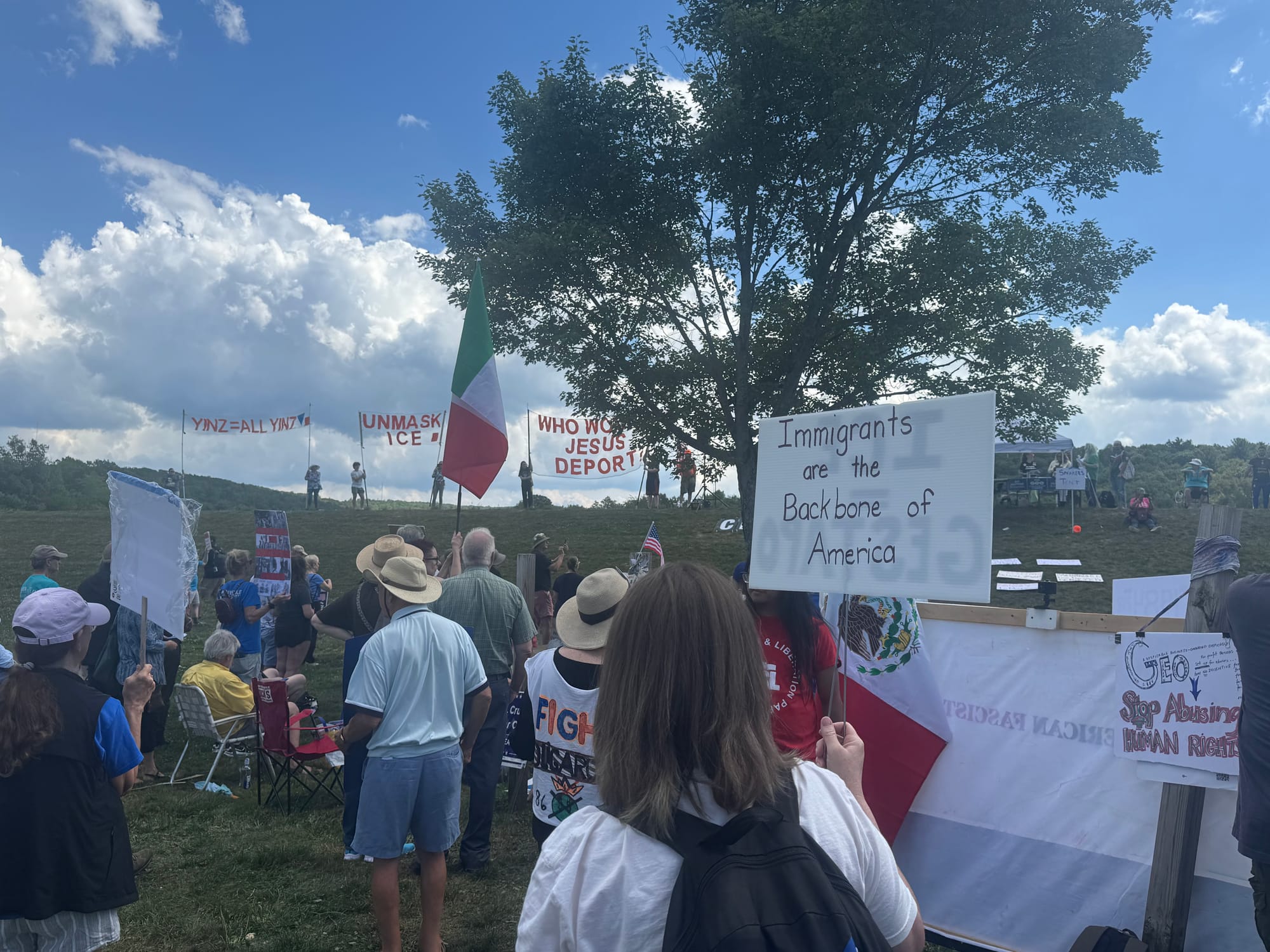 Moshannon ICE Protest in Rural PA Coal Town Opens Eyes