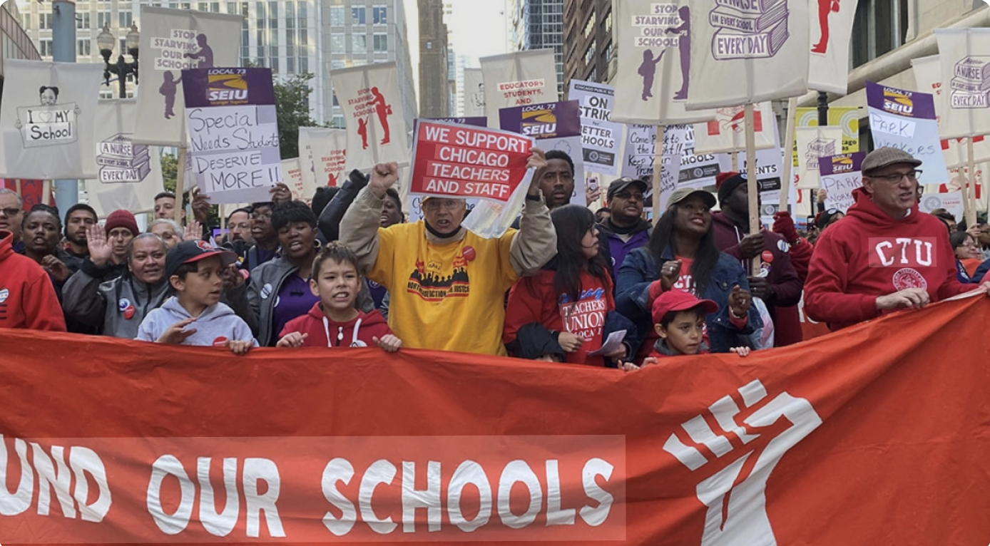 Chicago Teachers Union Backs May Day General Strike - MN Unions Back Rent Strike - Kaiser Workers to Strike over AI