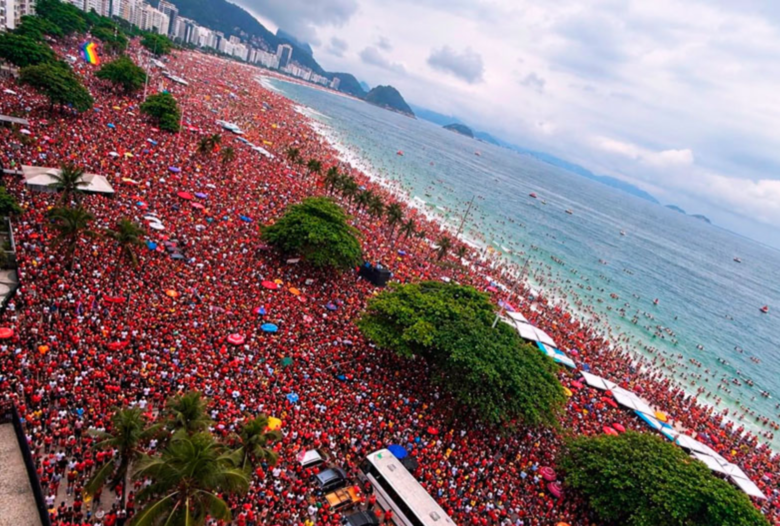 1 Million in Copacabana Beach for Lula -- Black Congresswoman Attacked at Lula Rally -- Lula Proposed Govt App to Compete w/ Uber