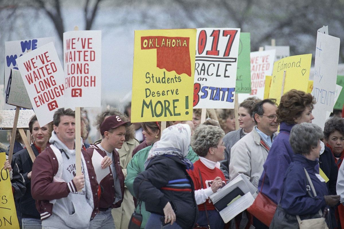 As Payday Hits & Strike Deadline Looms, Labor Divided in Oklahoma Over Taking "$6,000 raise"