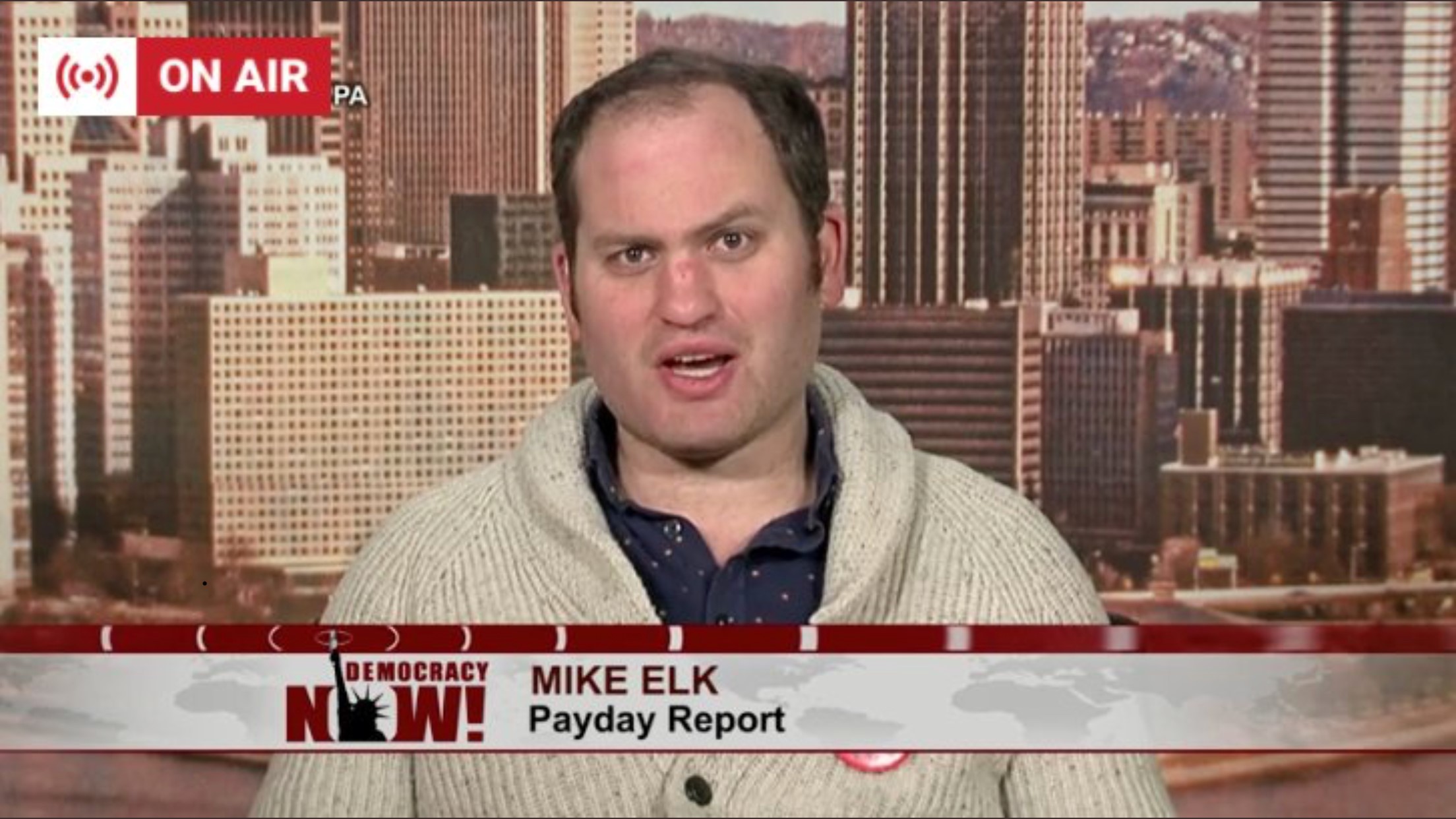 Payday's Mike Elk on Democracy Now Talking West Virginia Teacher's Strike