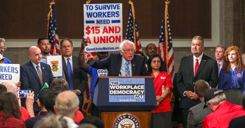 Bernie’s Demand for Media Blackout During Union Talks Spurs Debate as Campaigns Unionize