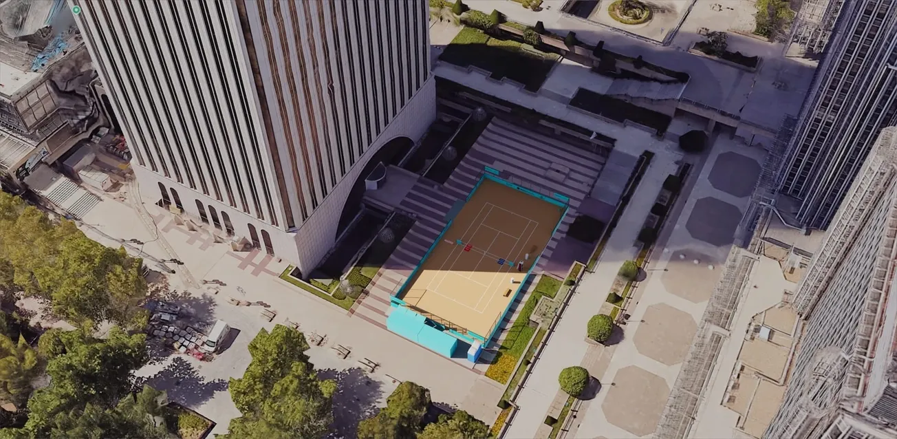 El Mutua Madrid Open instalará una pista de tenis en la Plaza Pablo Ruiz Picasso
