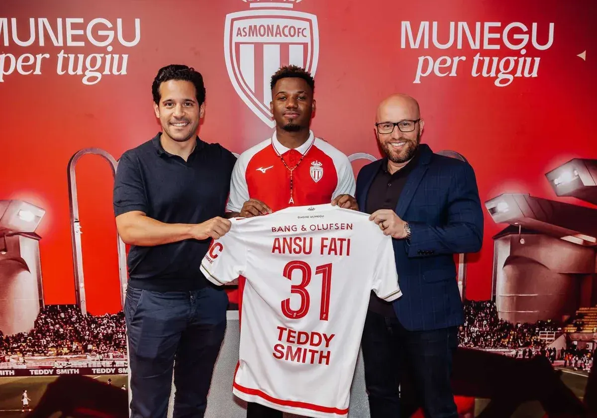 Ansu Fati jugará un año cedido en el Mónaco tras renovar con el Barça hasta 2028