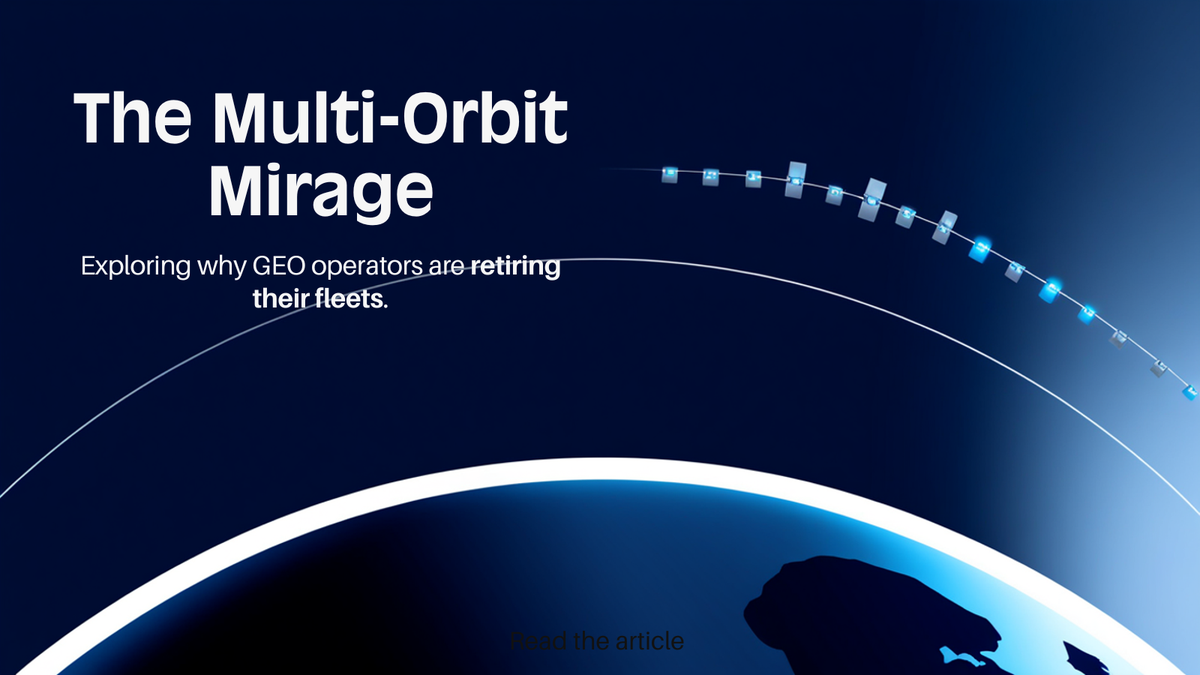 The Multi-Orbit Mirage: How GEO Operators Are Retiring the Fleet They Can't Fill