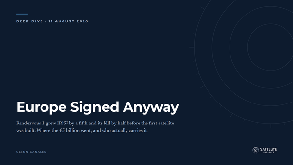 IRIS² Got Bigger and 48 Percent More Expensive. Europe Signed Anyway. — Deep Dive