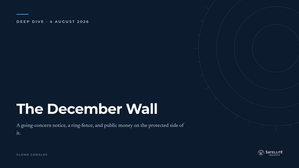 Telesat Says Its Cash Will Not Cover December. Ottawa Is Still Funding Lightspeed