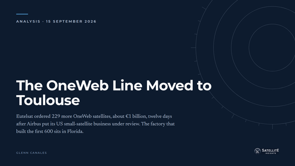 The OneWeb Line Moved to Toulouse