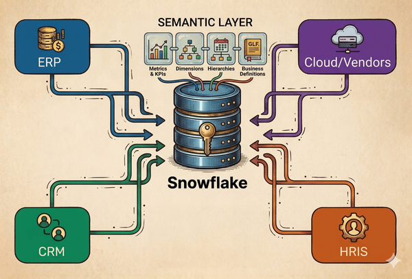 Curate your Snowflake data warehouse, add semantic layers and query in plain English