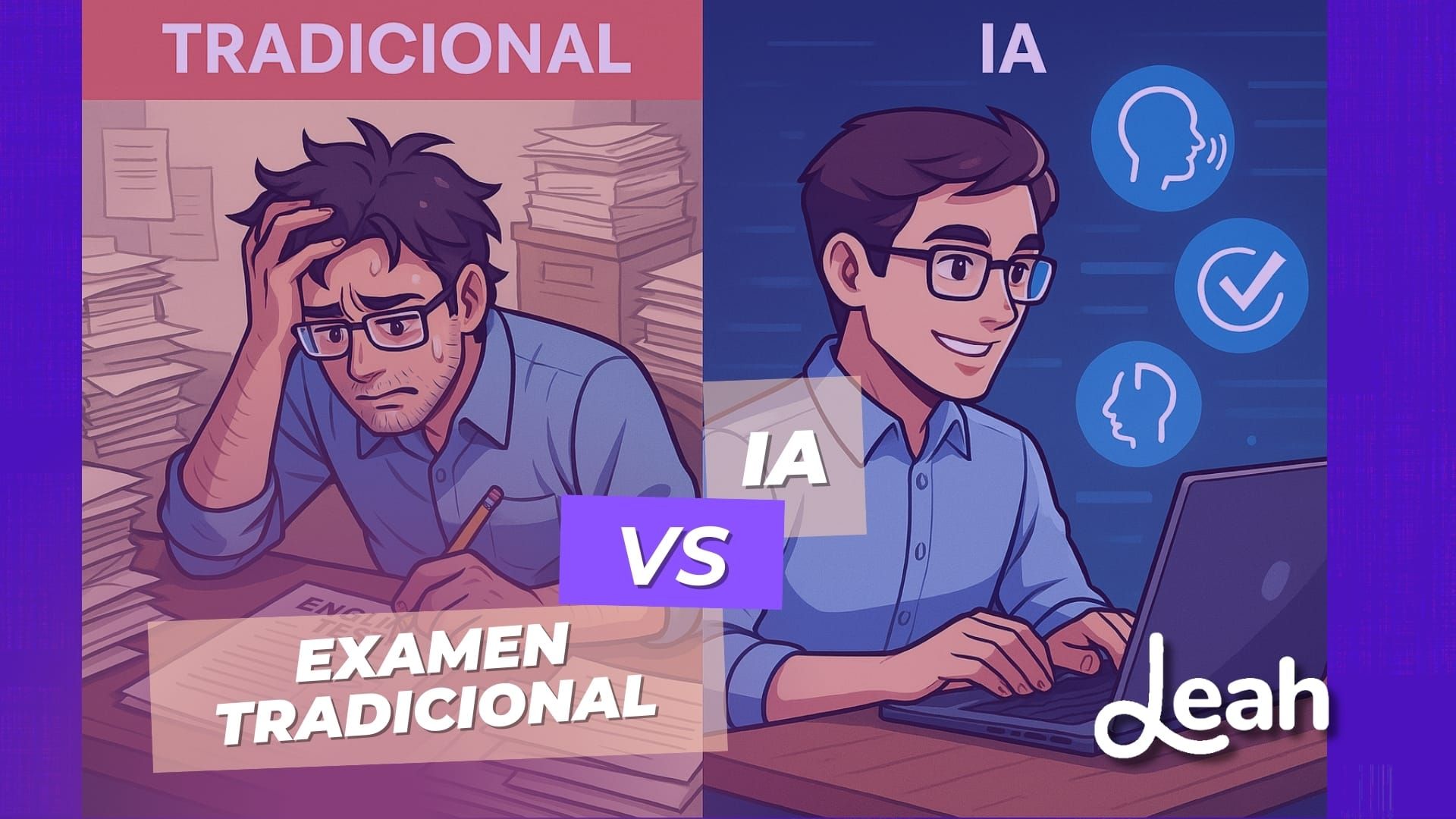 ¿Examen Tradicional vs IA? El Futuro del Diagnóstico de Inglés Ya Está Aquí