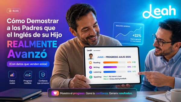 Como Demostrar a los Padres que el Inglés de su Hijo REALMENTE Avanzó