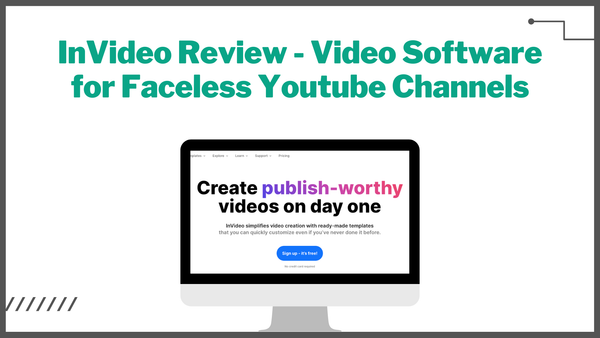 InVideo Review - Video Software for Faceless Youtube Channels 📹