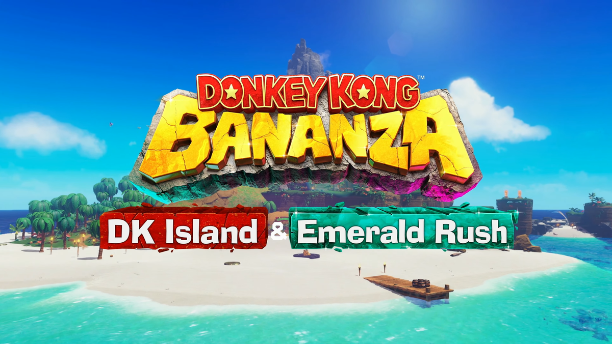 Donkey Kong Bananza Gets Emerald Rush DLC Today