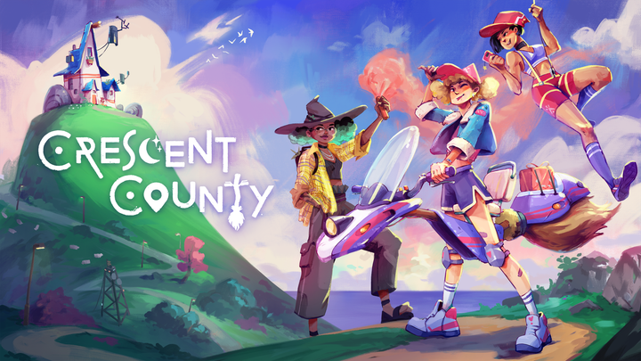 Crescent County key art shows three witches 