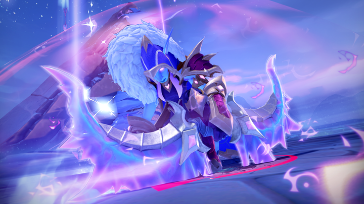 Shows a magical archer doing a cool pose. 