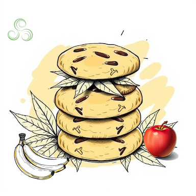 Apple Banana Cookies