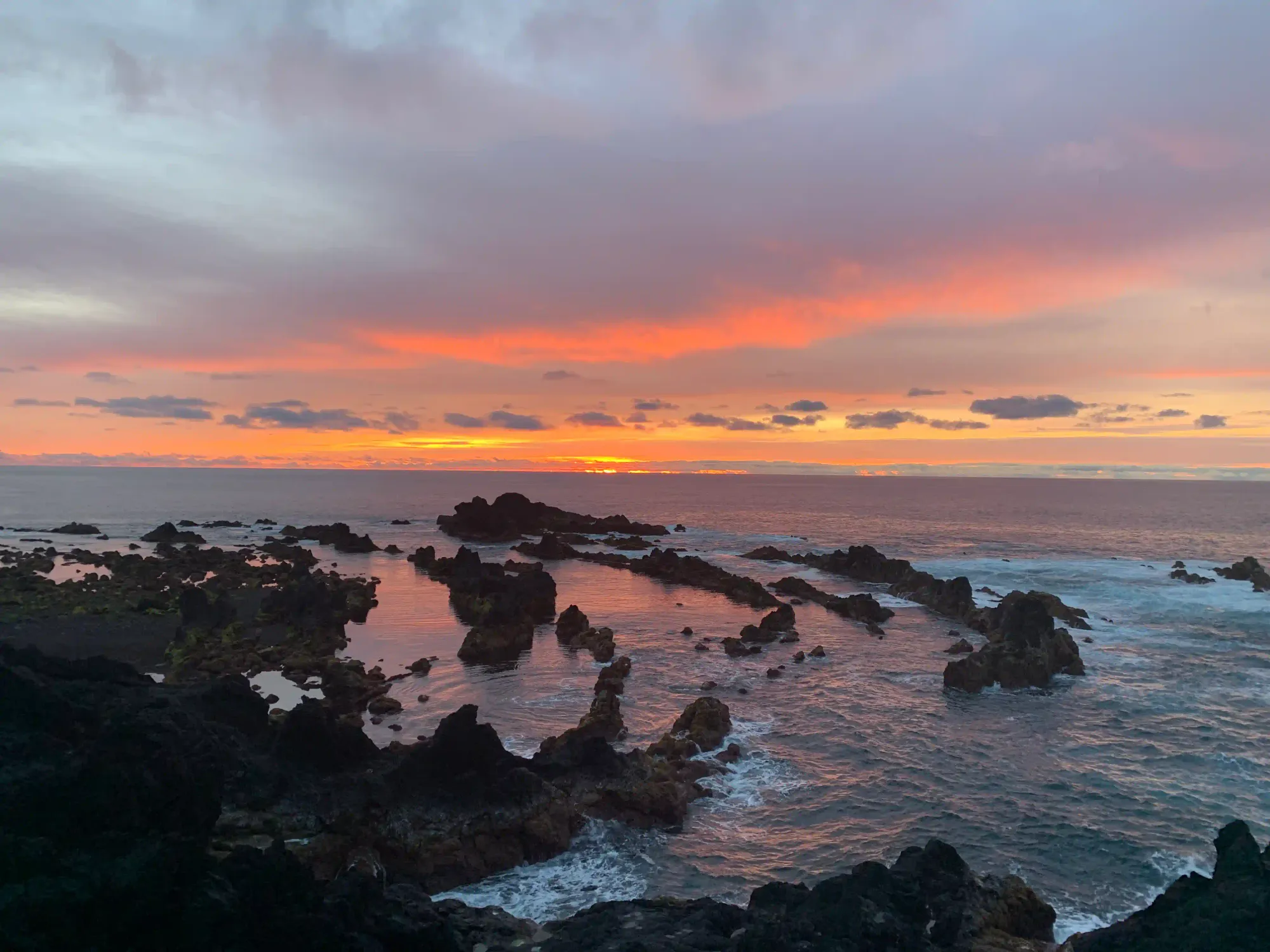 Sunset in the Azores