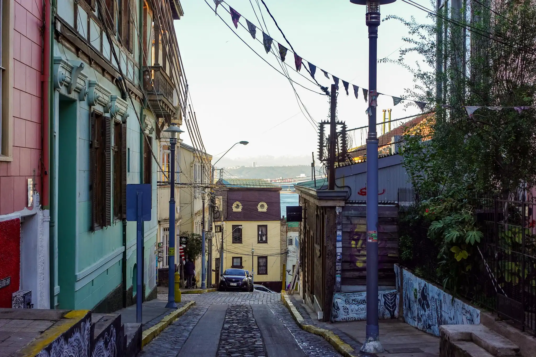 The streets of Valparaíso, Chile
