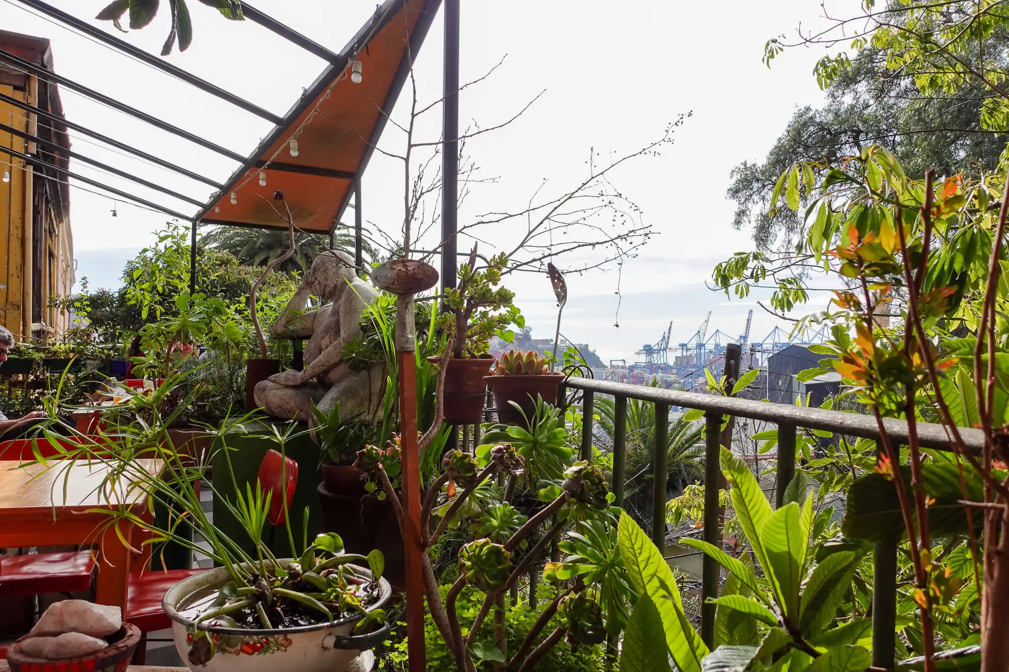 A view from El Peral's patio
