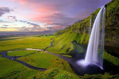 iceland waterfall