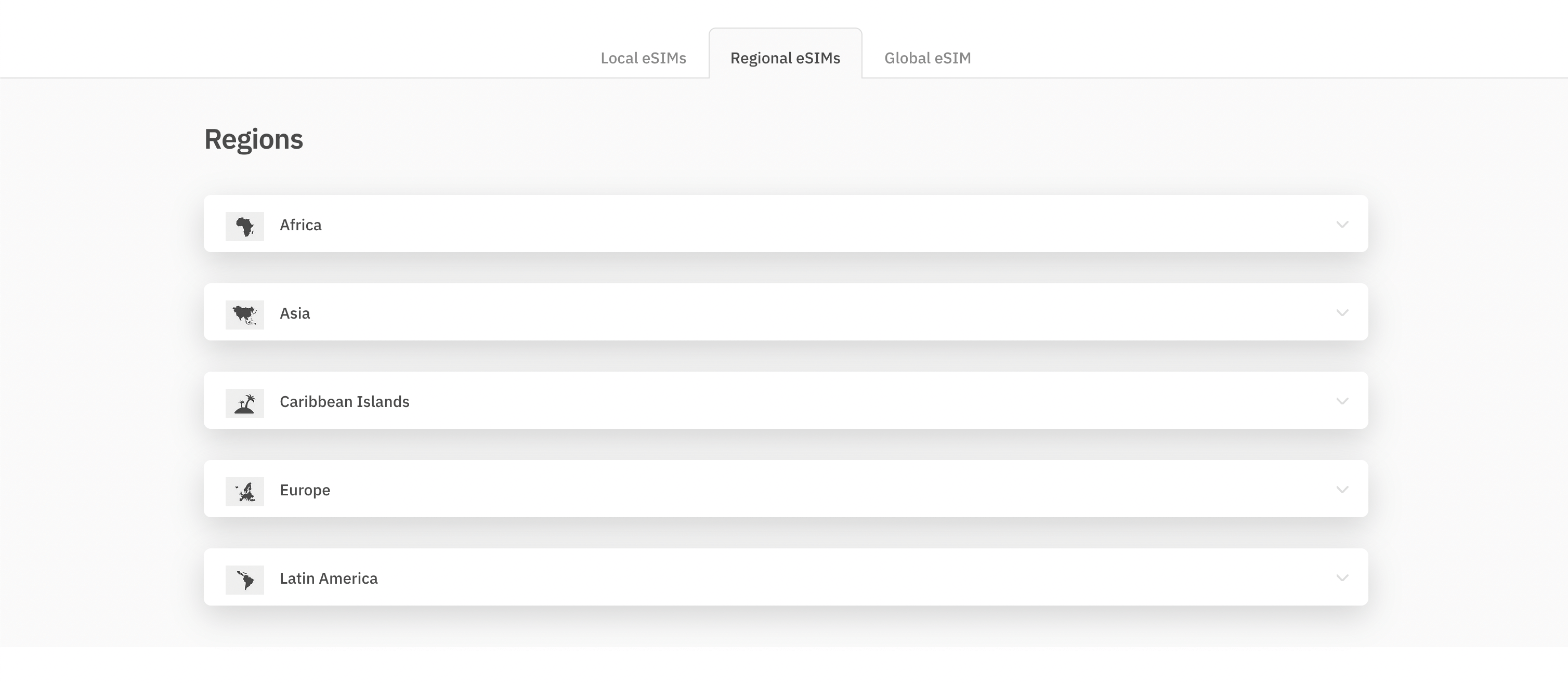 Airalo regional eSIM