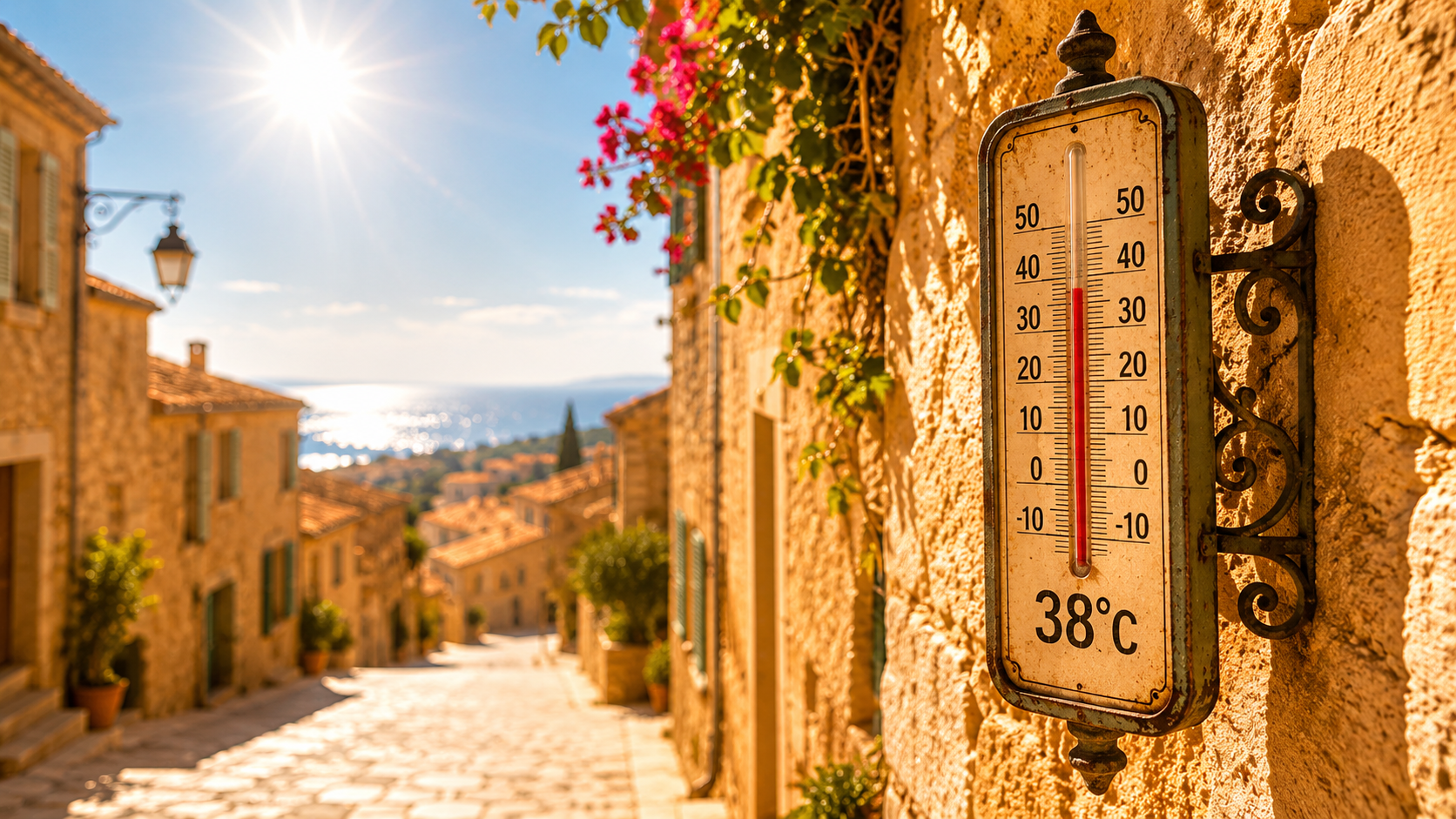 Contraste thermique — Méditerranée bondée vs fjord vide