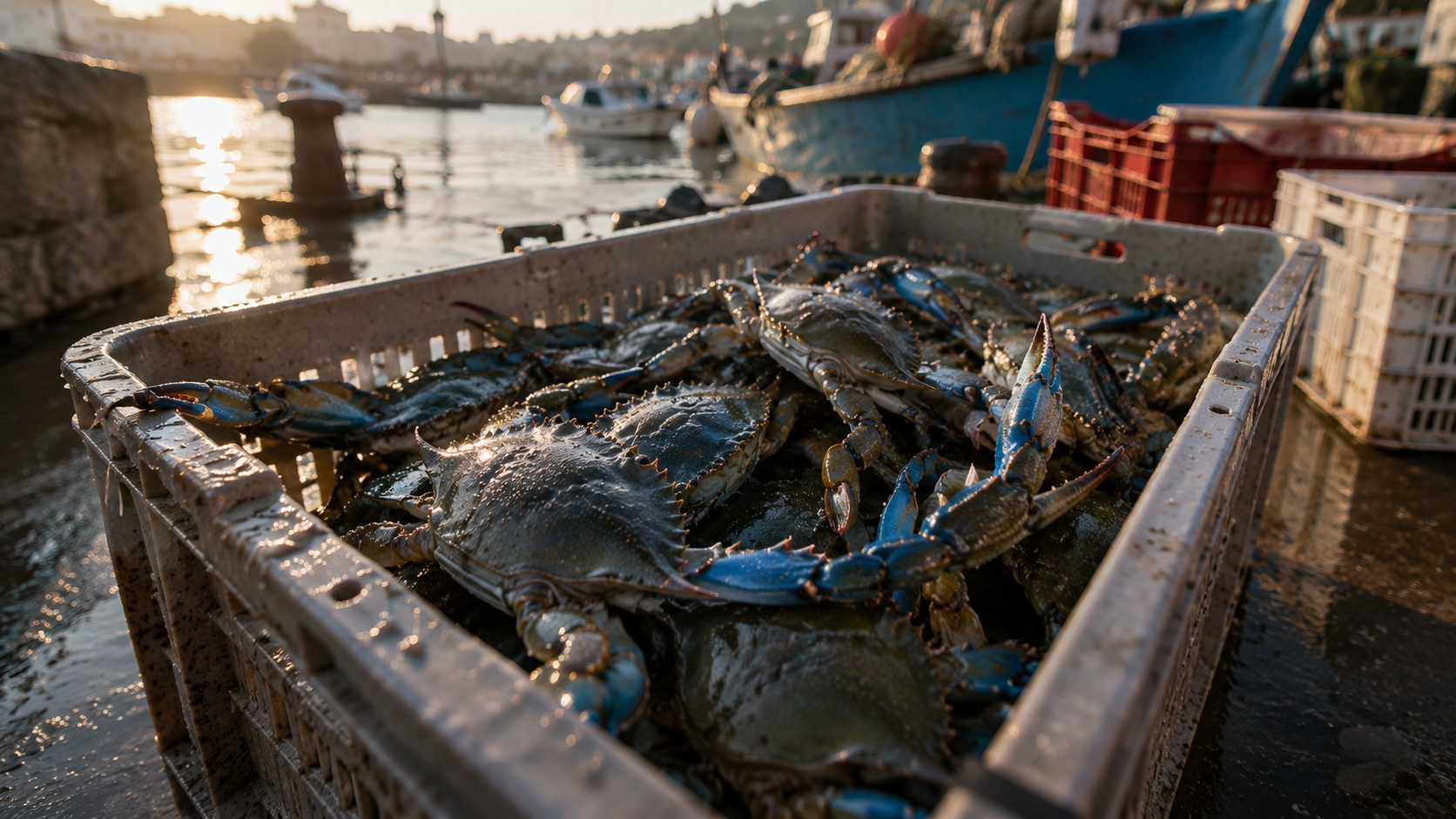 Le crabe bleu a déjà gagné