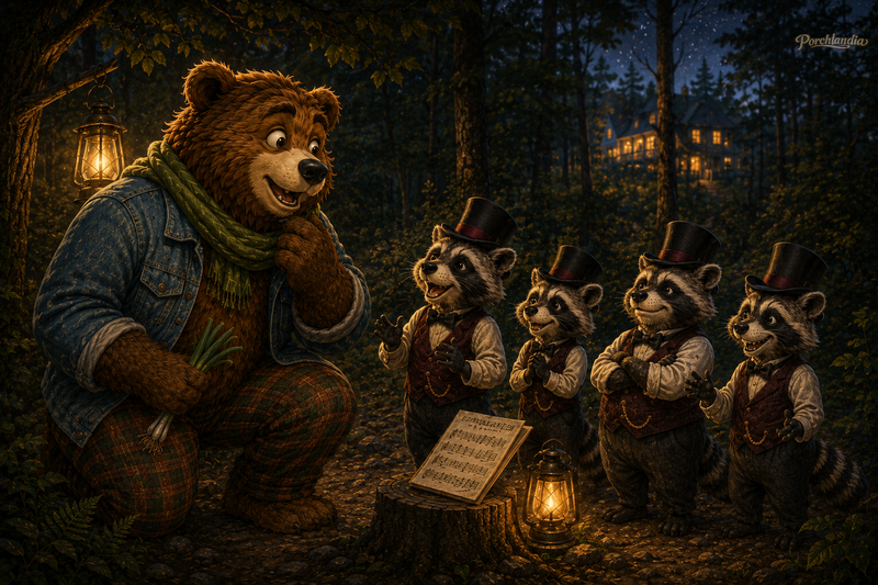 Side Door #004: The Night Glorp Met the Barbershop Raccoons