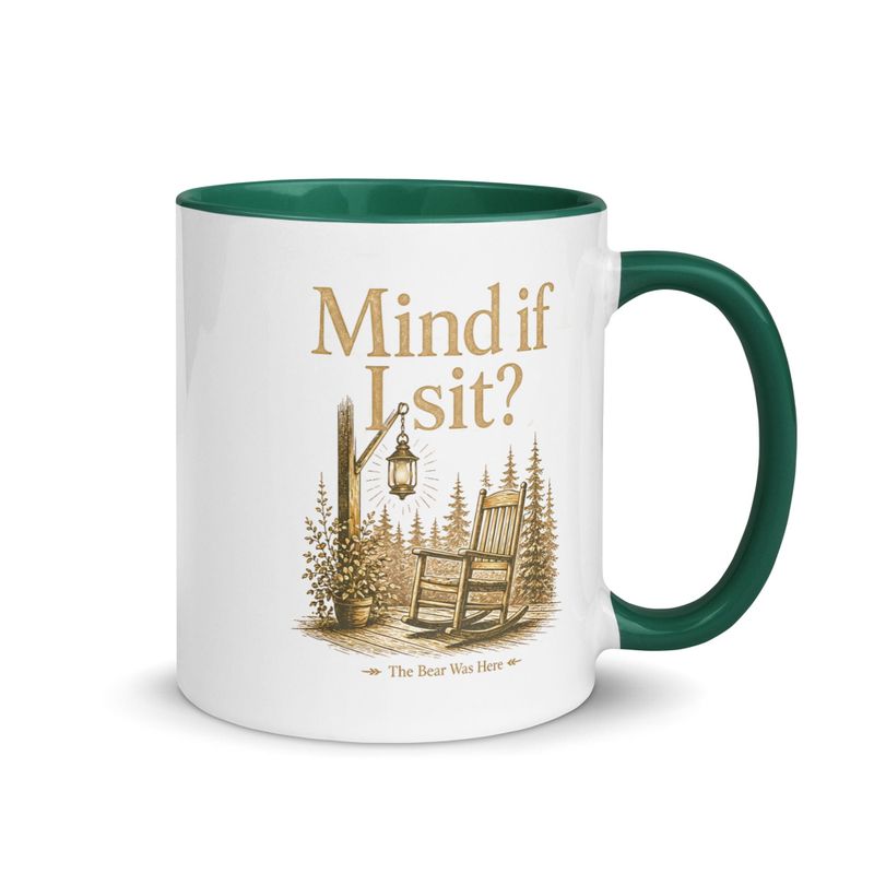 Mind If I Sit? Porchlandia Mug