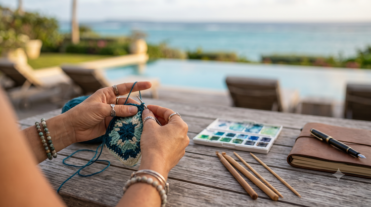 Gen Z Is Trading Screens for Yarn, and Hotels Have an Opening